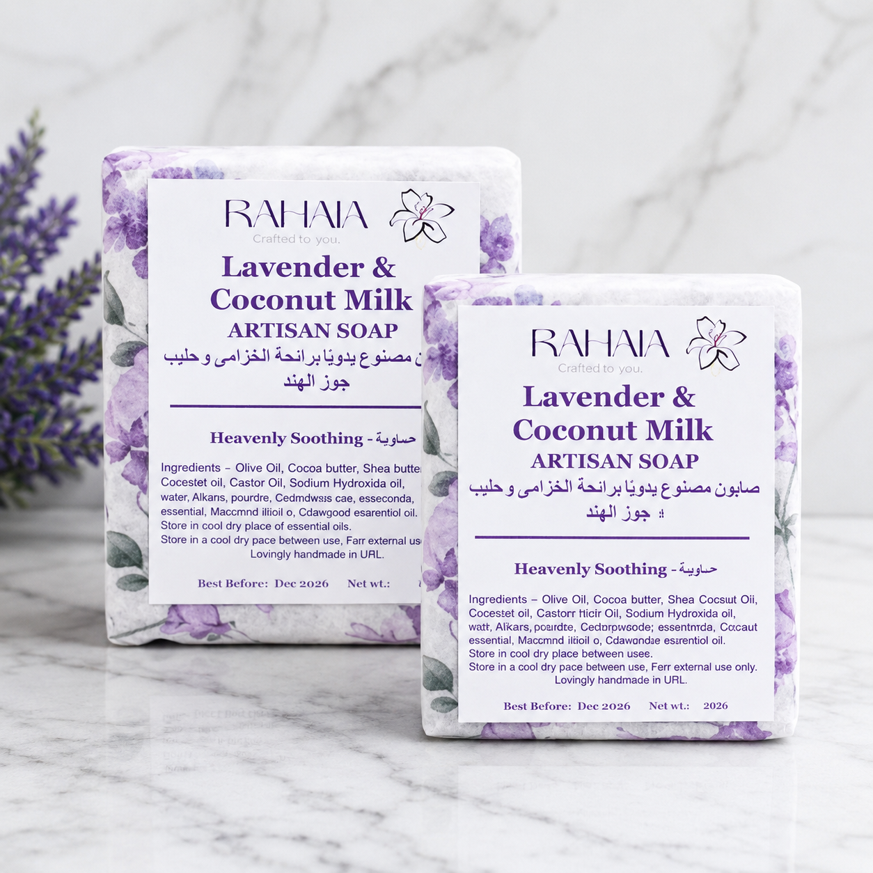 Lavender and Coconut milk
