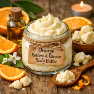 Orange restore and renew body butter