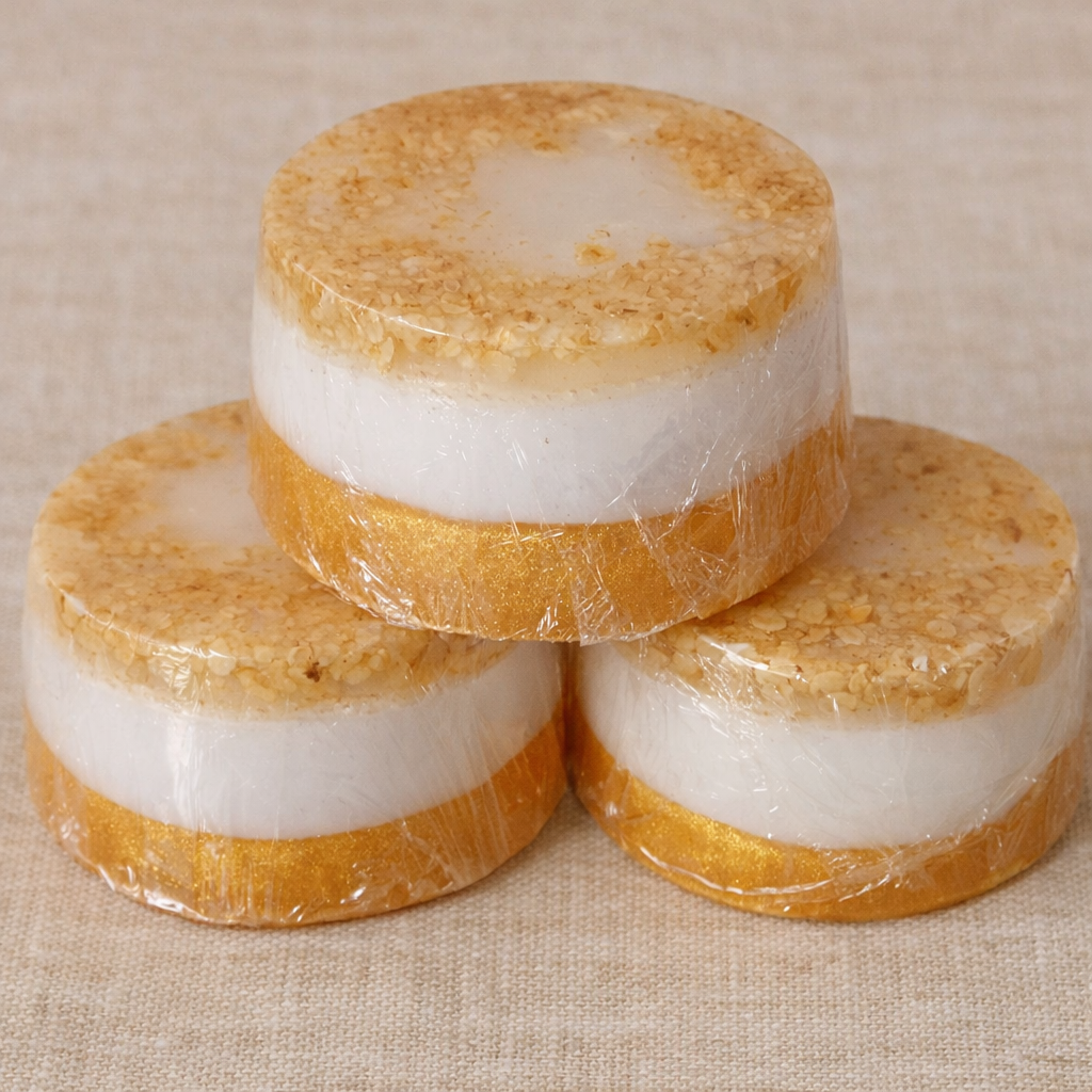 Oats and honey soap