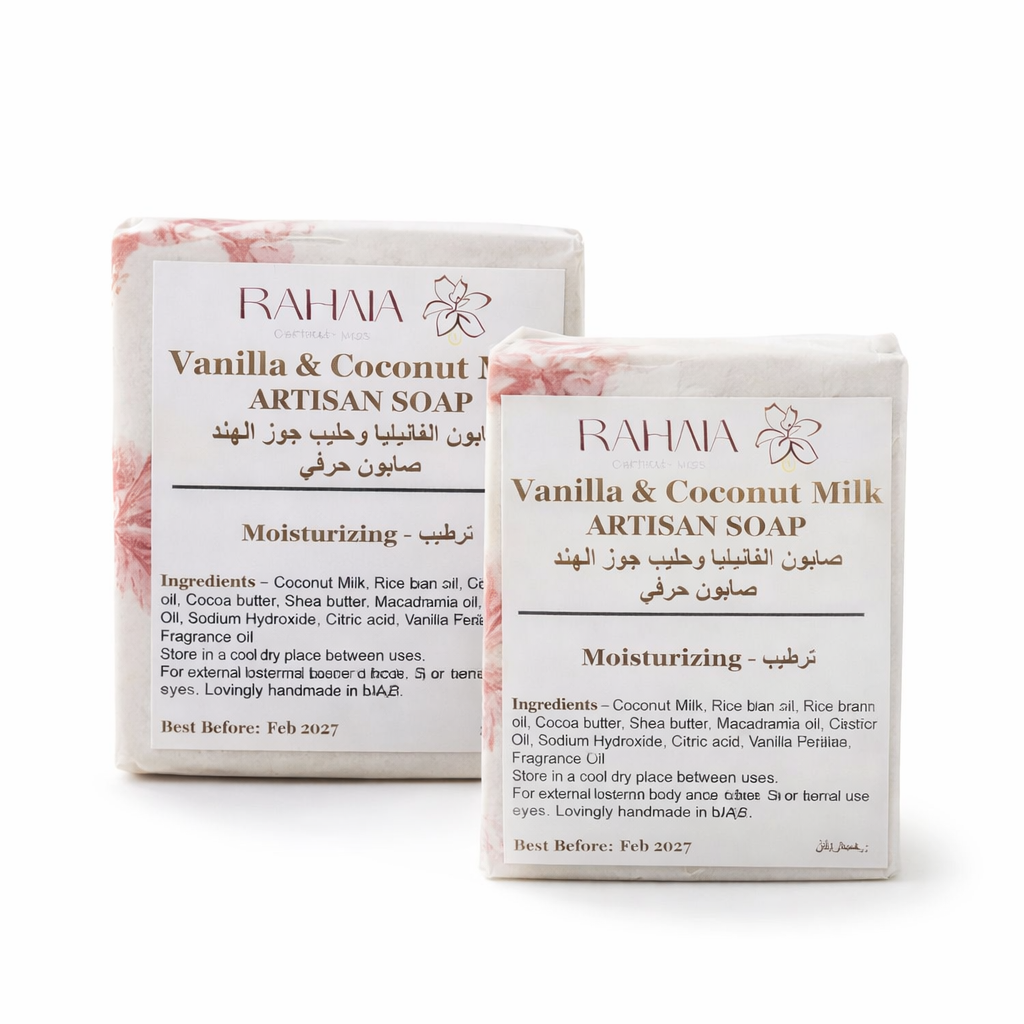 Vanilla and coconut milk soap