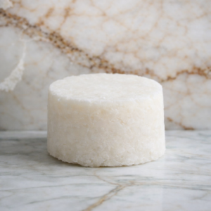 Solid orange shampoo bars