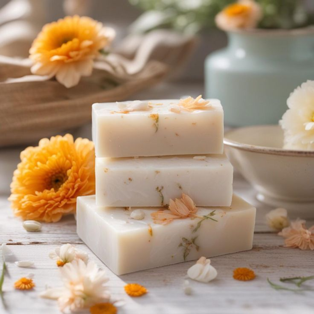 sage and sunflower butter soap