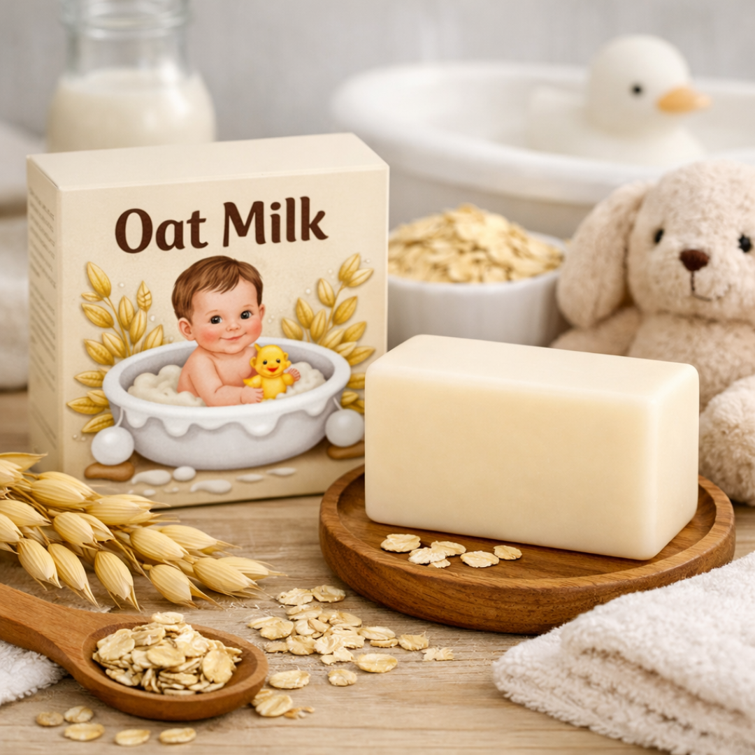 oat milk baby soap