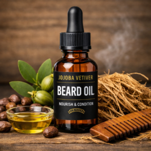 Jojoba vetiver beard oil